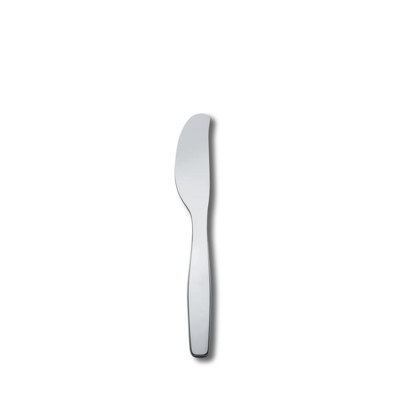 Tisch und Küche - Besteck - Buttermesser Itsumo metall grau silber - Alessi - Stahl - rostfreier Stahl
