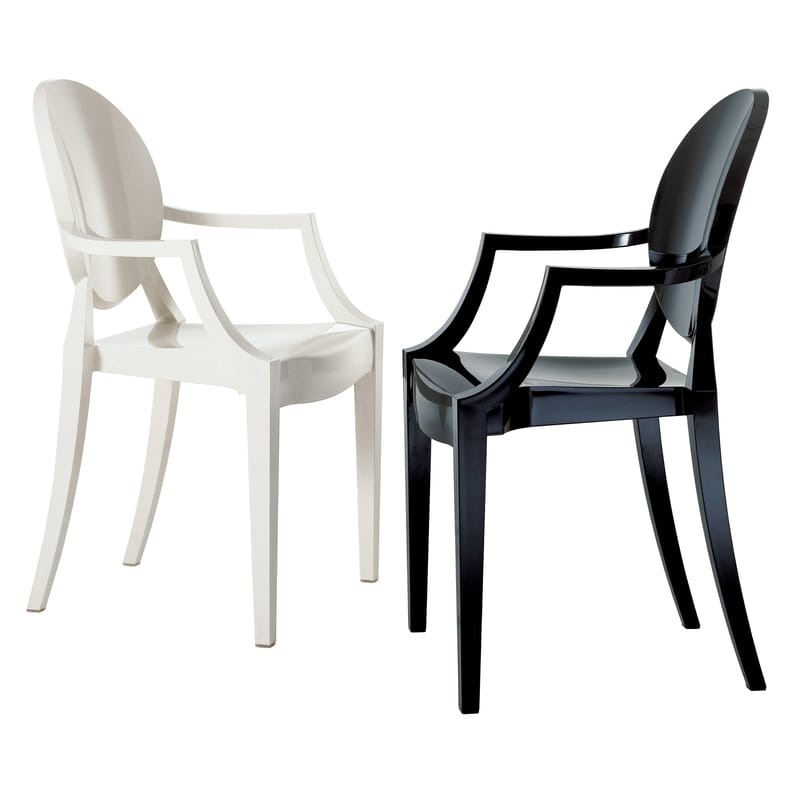White ghost store chair