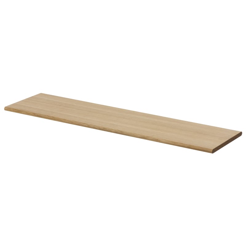 Mobilier - Etagères & bibliothèques - Tablette  bois naturel pour étagère The Shelf / L  85 cm - Ferm Living - Chêne clair - Contreplaqué de chêne huilé