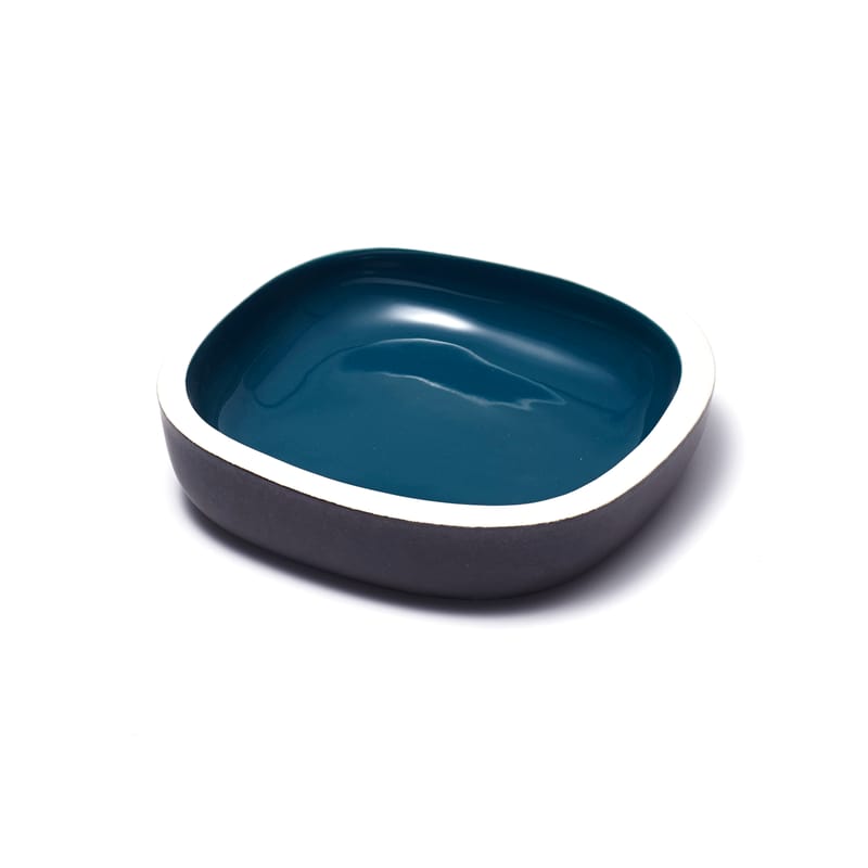 Décoration - Centres de table et vide-poches - Vide-poche Sicilia céramique bleu / 18 x 18 cm - Maison Sarah Lavoine - Bleu Sarah - Céramique