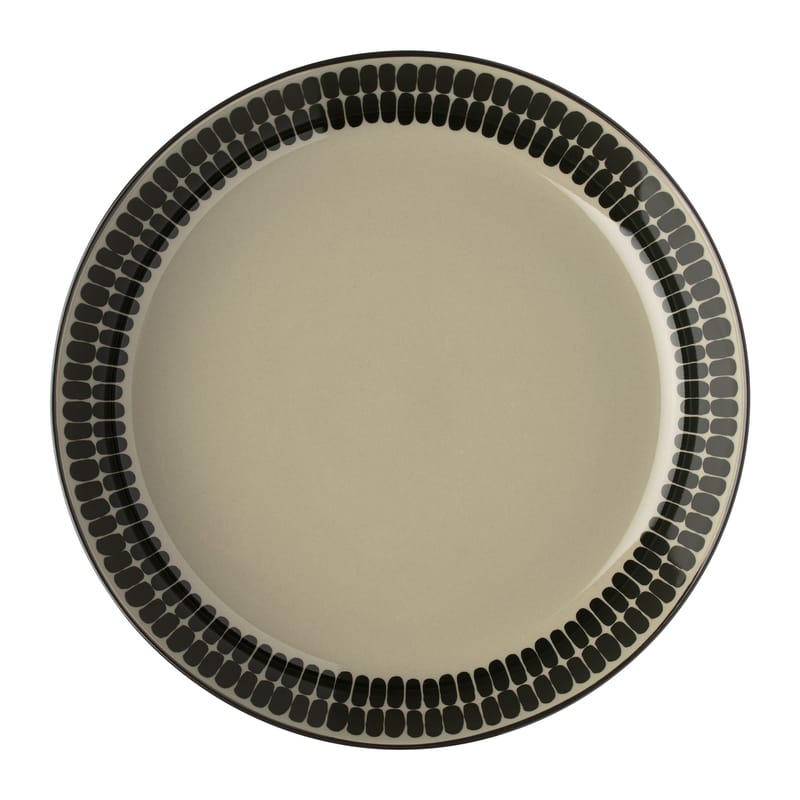 Table et cuisine - Assiettes - Assiette creuse Alku céramique vert / Ø 20,5 cm - Marimekko - Alku / Vert - Grès
