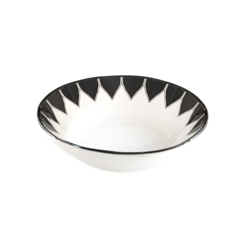 Table et cuisine - Saladiers, coupes et bols - Saladier Daria céramique noir / Ø 32 cm - peint à la main - Maison Sarah Lavoine - Noir - Céramique émaillée