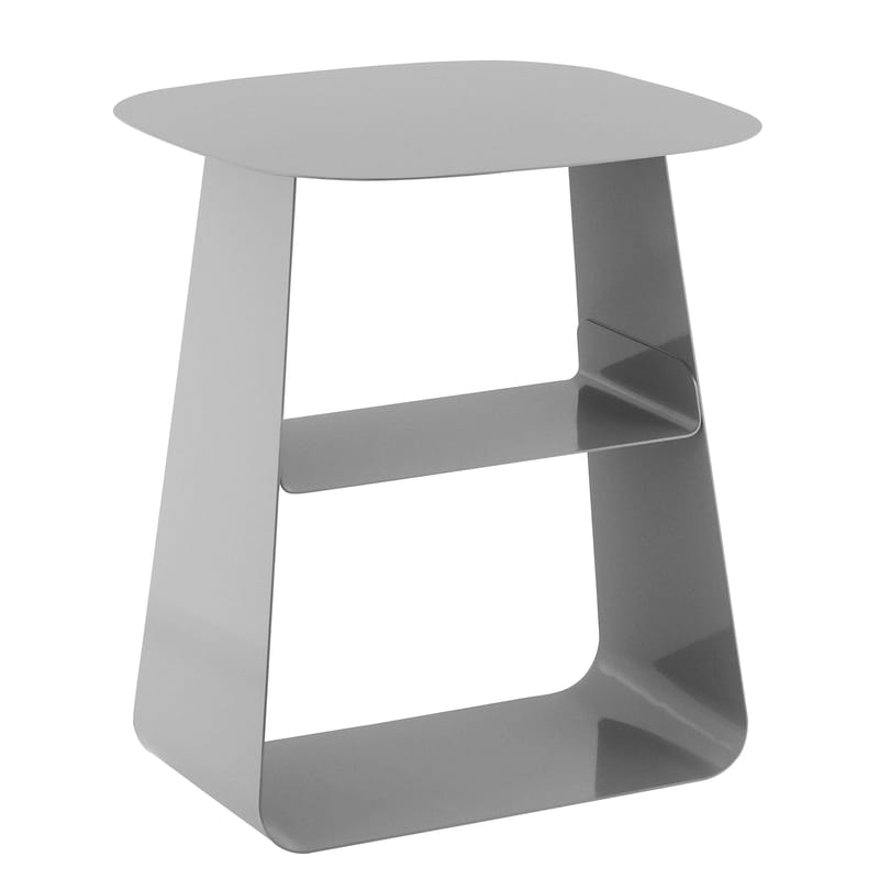 Mobilier - Tables basses - Table d\'appoint Stay métal / 40 x 40 cm - Normann Copenhagen - Acier - Acier