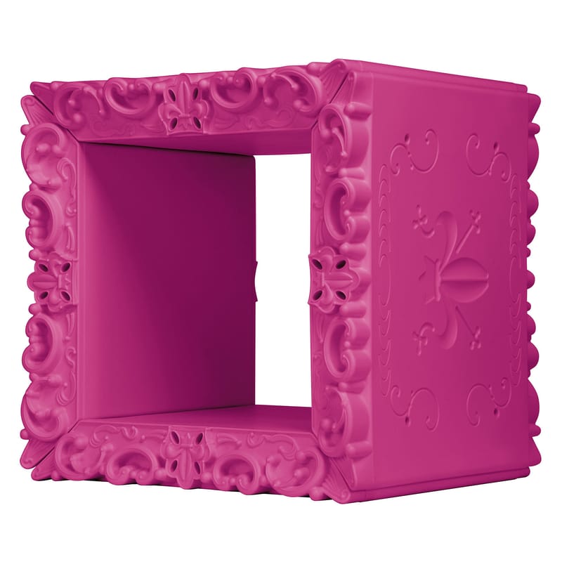 Mobilier - Etagères & bibliothèques - Etagère Jocker of Love plastique rose /Cube modulaire - 52 x 46 cm - Design of Love by Slide - Rose - Polyéthylène rotomoulé