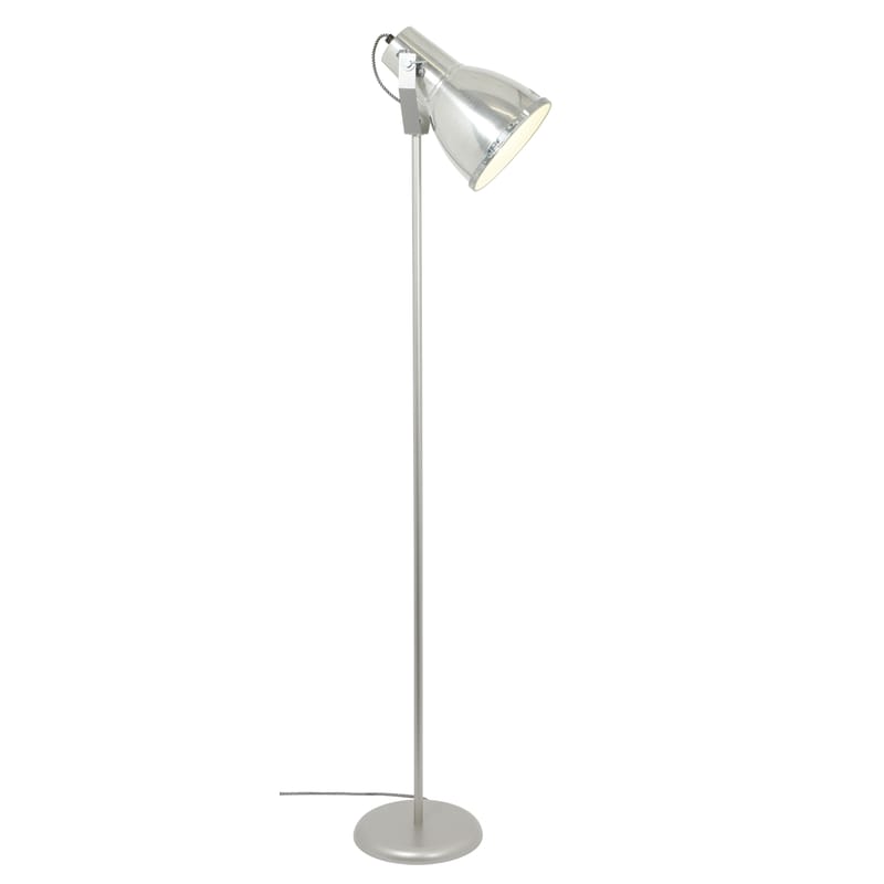 Luminaire - Lampadaires - Lampadaire Stirrup 2 argent métal / Métal - H 158 cm - Orientable - Original BTC - Aluminium - Aluminium