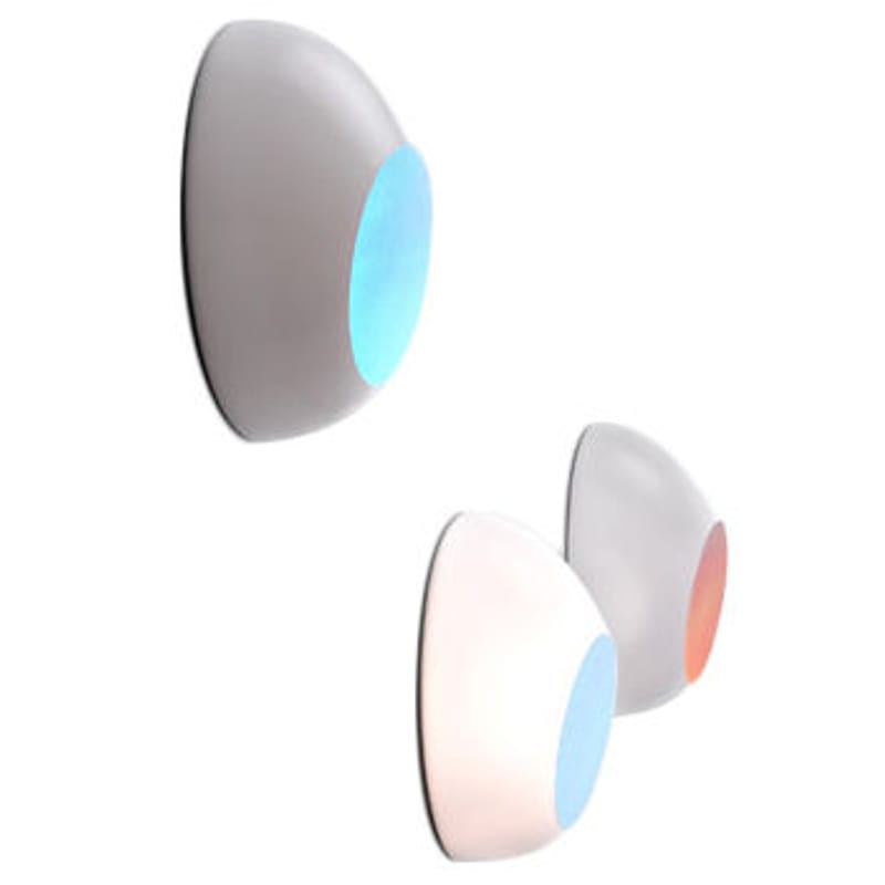 Luminaire - Appliques - Applique Goggle plastique blanc multicolore - Luceplan - Blanc - film irisé - Polycarbonate