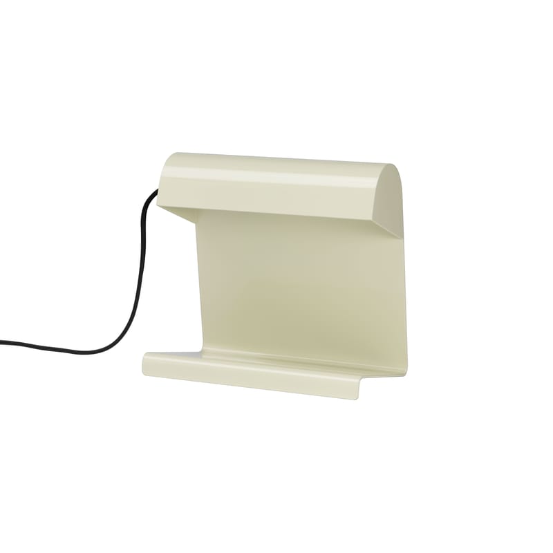 Luminaire - Lampes de table - Lampe de table Lampe de bureau métal blanc / Jean prouvé, 1930 - Vitra - Blanc Colombe - Tôle d\'acier