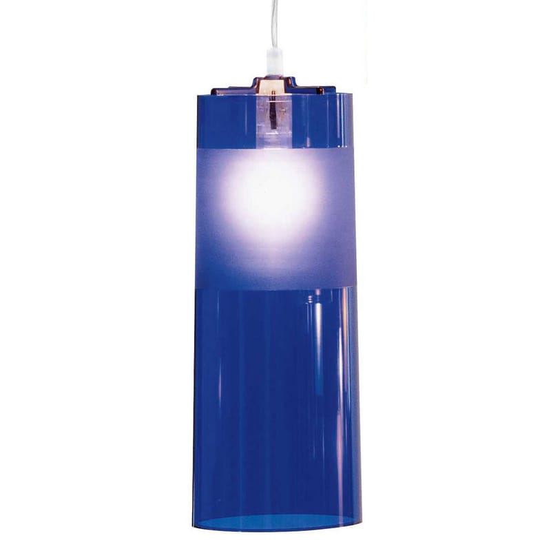 Luminaire - Suspensions - Suspension Easy - Kartell - bleu - Polycarbonate