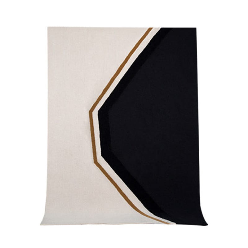 Décoration - Tapis - Tapis Lueur  noir beige / 170 x 240 cm - Tufté main - Maison Sarah Lavoine - Ocre - Laine