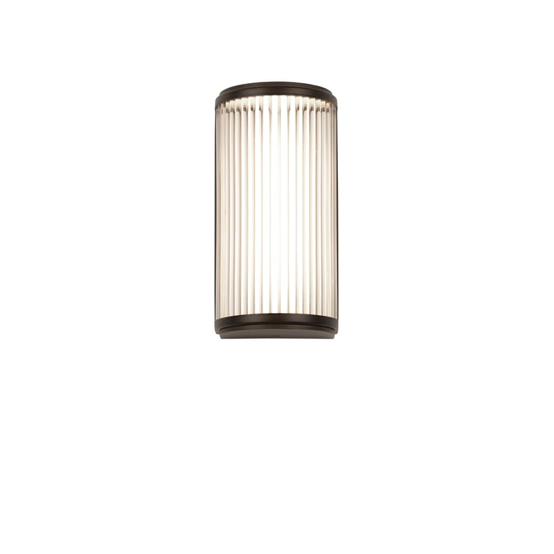 Luminaire - Appliques - Applique Versailles LED métal / Lamelles de verre - L 25 cm - Astro Lighting - Bronze - Acier, Verre