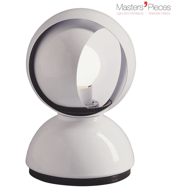 Lighting - Table Lamps - Masters\' Pieces - Eclisse Table lamp metal white - Artemide - White - Varnished metal