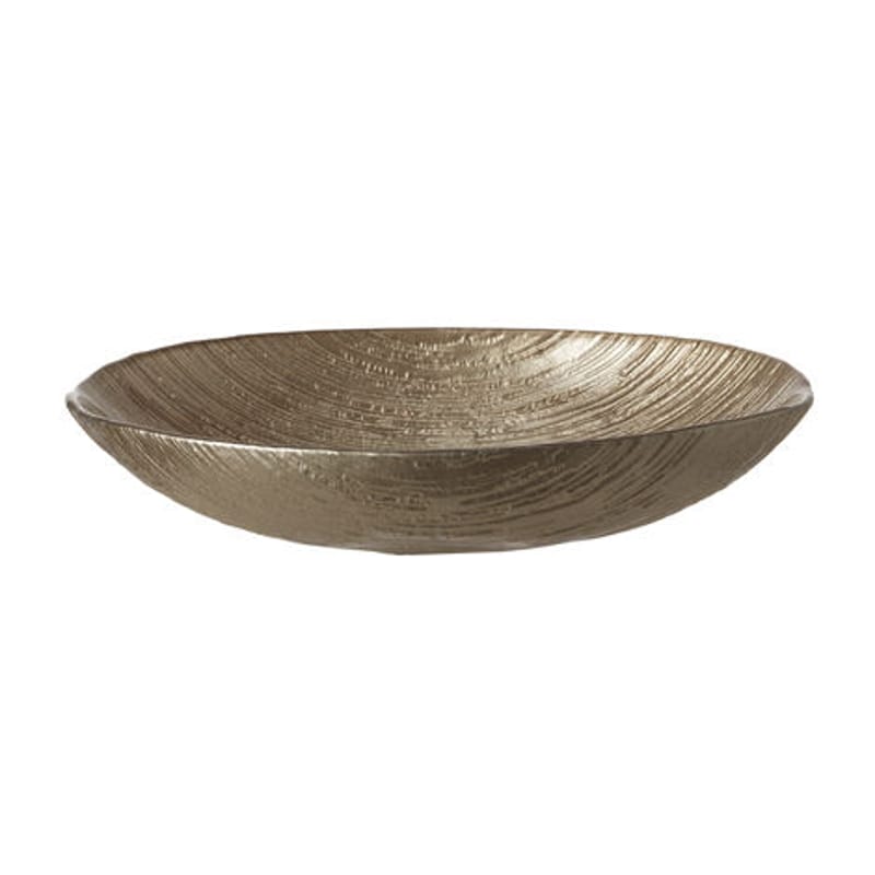 Table et cuisine - Plats - Coupe Como Medium verre métal / 24 x 16 cm - Leonardo - L 24 cm / Argent - Verre