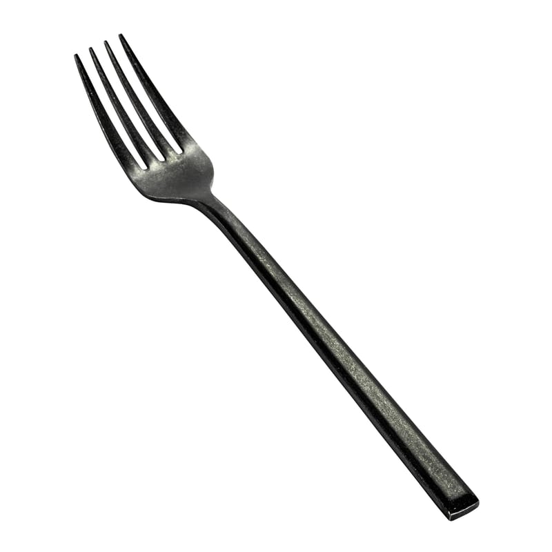 Table et cuisine - Couverts - Fourchette Pure métal noir - Serax - Fourchette / Noir - Acier inoxydable revêtement PVD