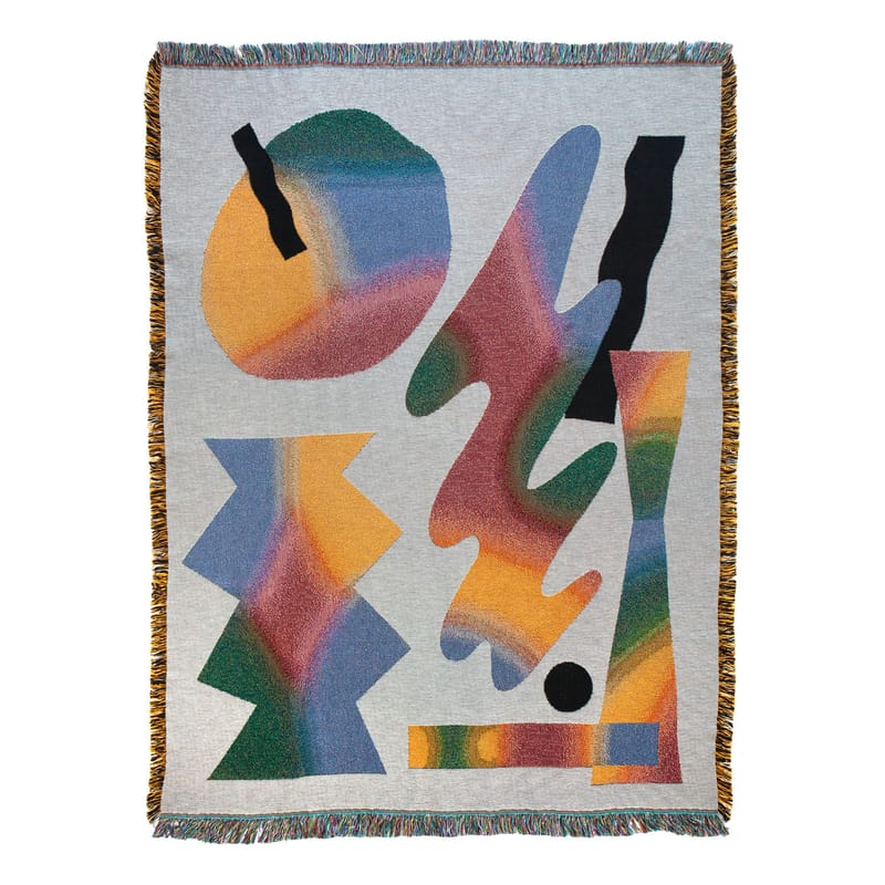 Décoration - Tapis - Plaid Sampson tissu multicolore / By Bigotesucio - 137 x 178 cm - Slowdown Studio - Bigotesucio - Coton