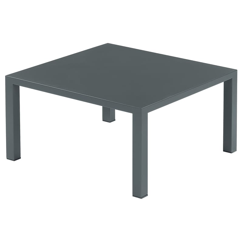 Mobilier - Tables basses - Table basse Round métal / 80 x 80 cm - Emu - Fer ancien - Acier
