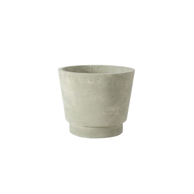Jardin - Pots et plantes - Pot de fleurs Bulbi Calla pierre vert / béton / Ø 41 x H 35 cm - Ethimo - Vert feuille - Béton