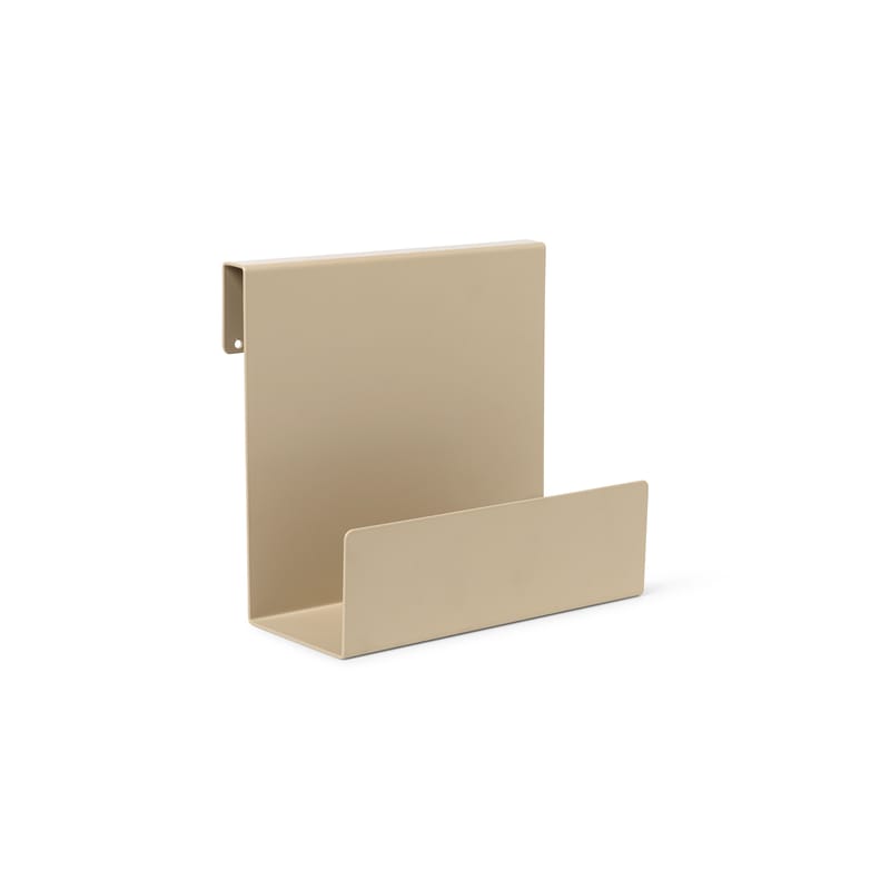 Mobilier - Lits - Tablette de chevet  métal beige / Pour lit enfant Sill - Acier / L 20 x Prof. 11 cm - Ferm Living - Tablette chevet / Beige - Acier peint