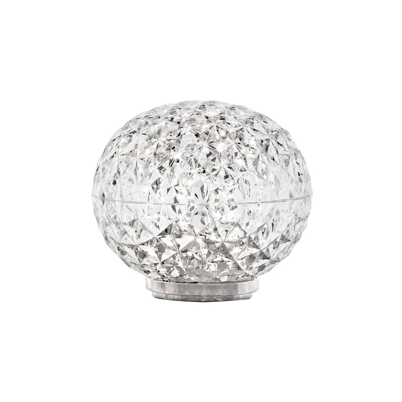 Luminaire - Lampes de table - Lampe de table Mini Planet LED plastique transparent / Ø 16 x H 14 cm - Kartell - Cristal - PMMA