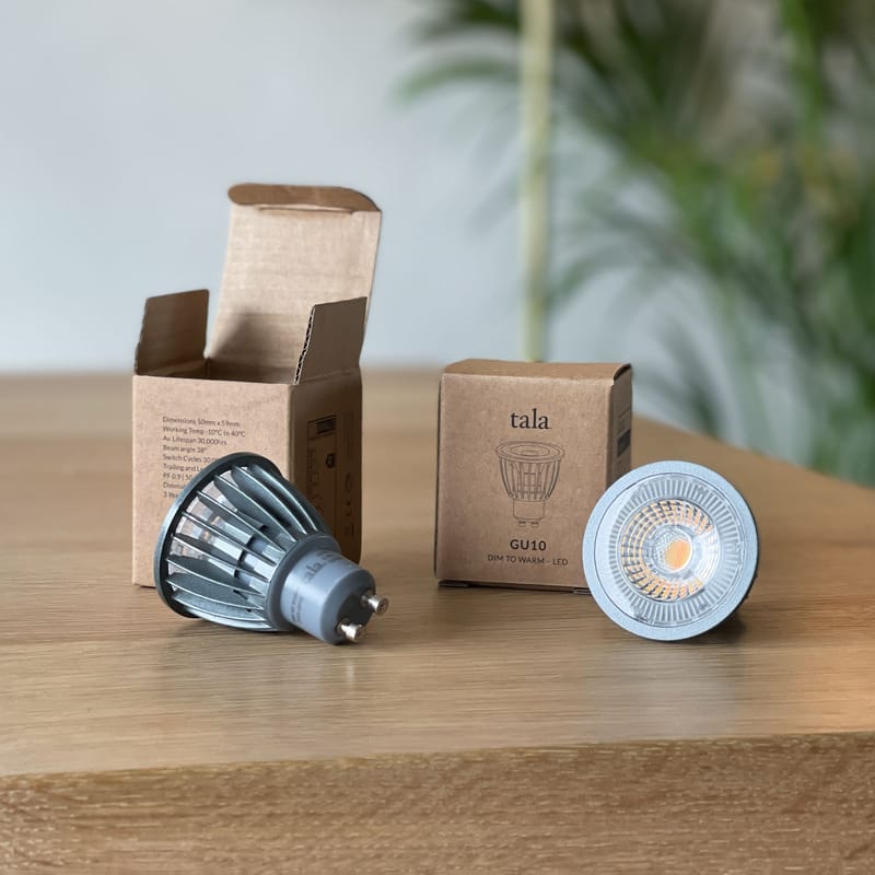 TALA 6 5W LED bulb GU10 grey Made In Design UK