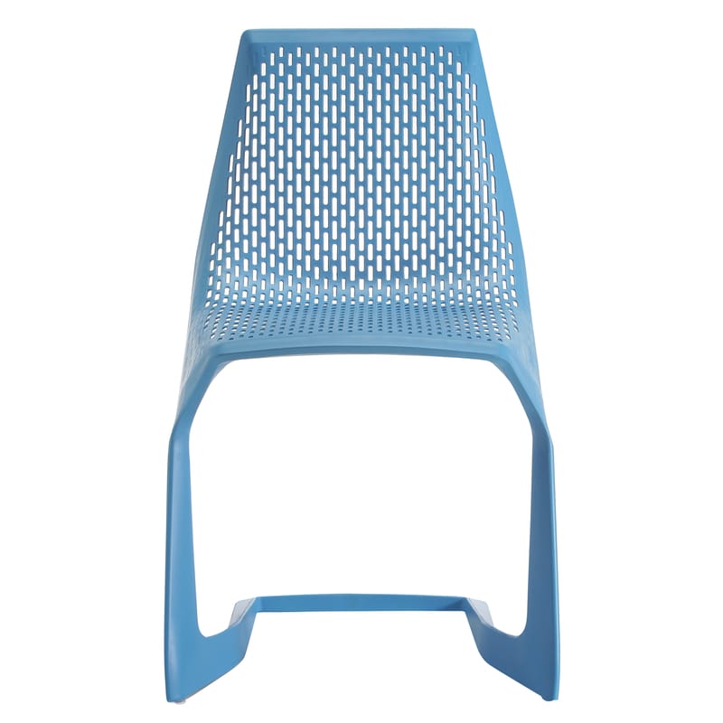 Mobilier - Chaises, fauteuils de salle à manger - Chaise empilable Myto plastique bleu - Plank - Bleu - Matière plastique