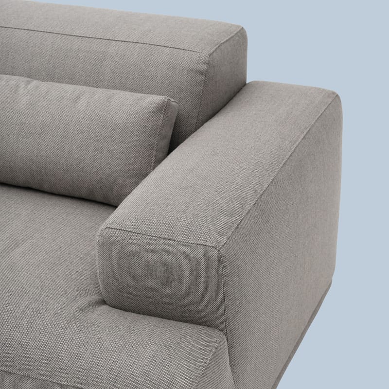 Grey top wool sofa