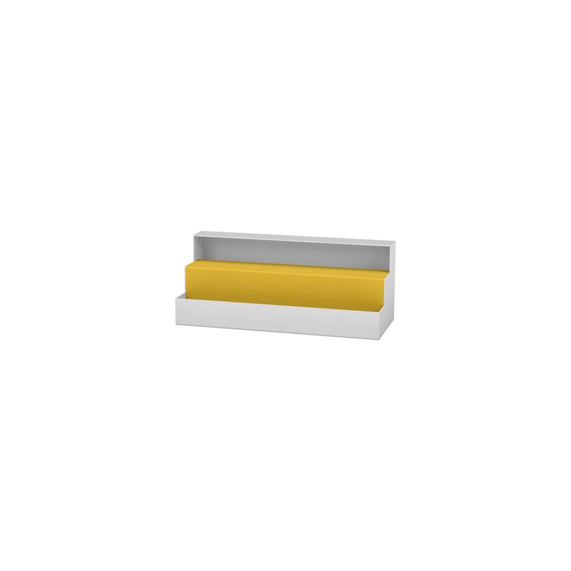 Luminaire - Lampes de table - Lampe de table Brion Small métal jaune / H 31,5 cm - Matière Grise - Jaune poussin & blanc - Acier