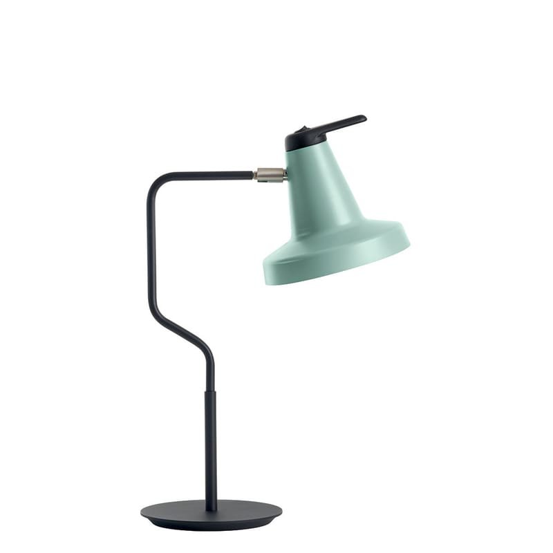 Luminaire - Lampes de table - Lampe de table Garçon métal vert / Orientable - Carpyen - Vert Menthe - Métal laqué