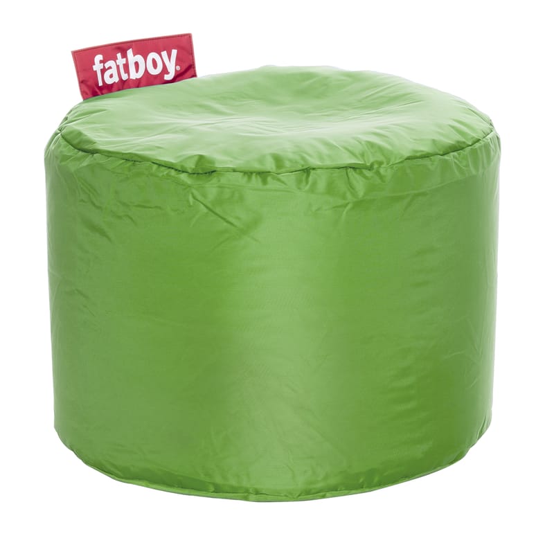 Mobilier - Mobilier Kids - Pouf Point Original tissu vert / Nylon - Ø 50 cm - Fatboy - Vert prairie - Tissu