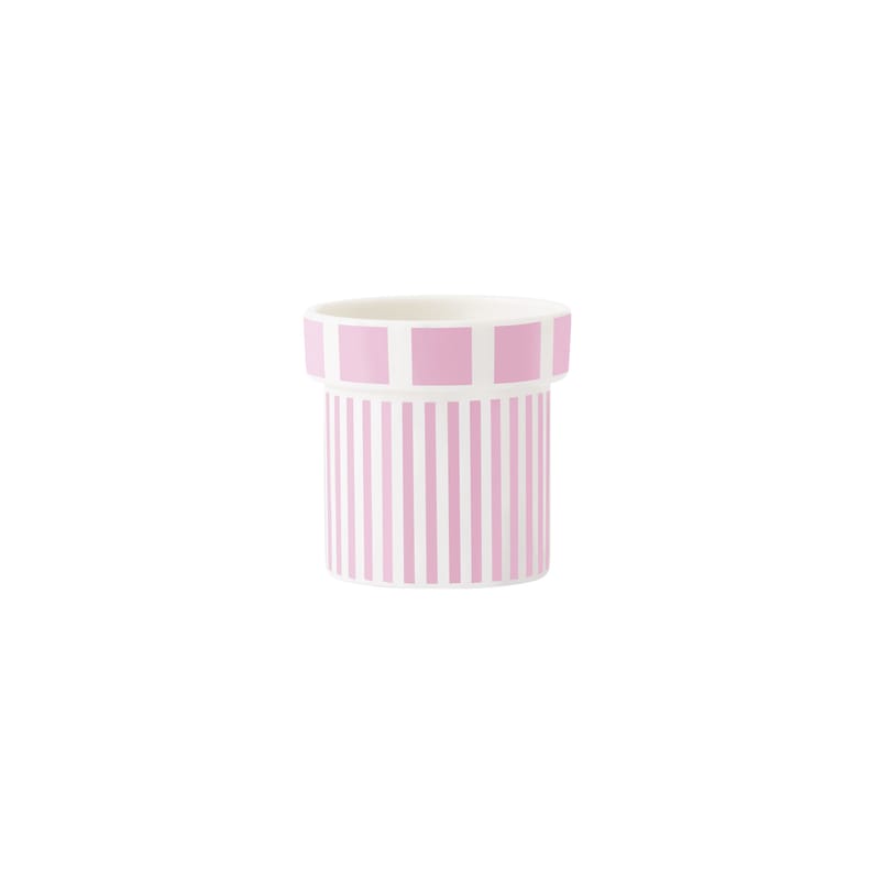 Table et cuisine - Tasses et mugs - Tasse à espresso Lolli céramique rose / 4 cl - Porcelaine - Normann Copenhagen - Rose - Porcelaine