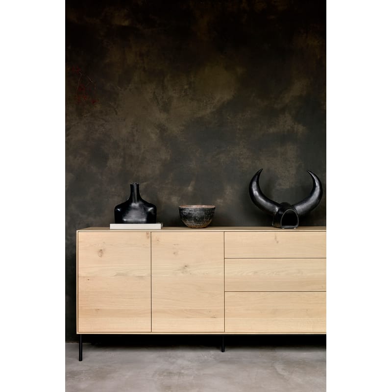 Ethnicraft Whitebird Dresser black natural oak Made In Design UK