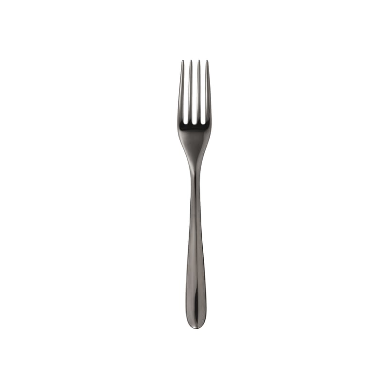 Table et cuisine - Couverts - Fourchette à dessert L\'âme de Christofle métal noir - Christofle - Fourchette dessert / Noir - Acier PVD