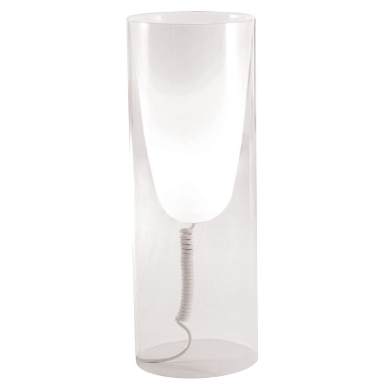 Luminaire - Lampes de table - Lampe de table Toobe plastique transparent - Kartell - Cristal - PMMA, Polycarbonate