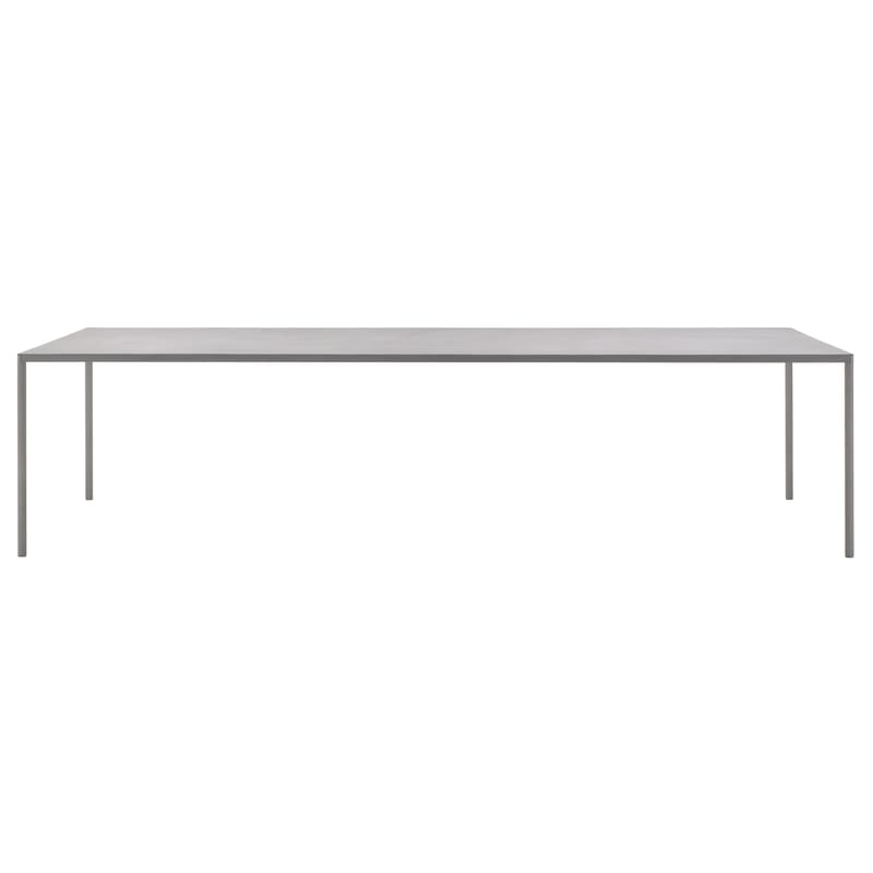 Mobilier - Tables - Table rectangulaire Robin pierre gris / Ciment - 100 x 220 cm - MDF Italia - Ciment gris clair - Ciment