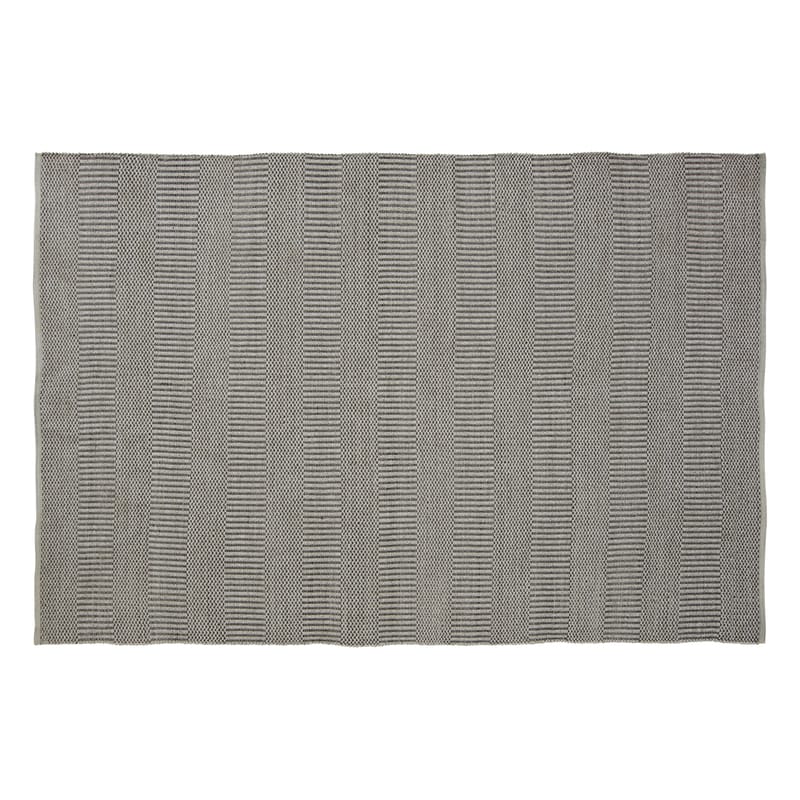 Décoration - Tapis - Tapis d\'extérieur July tissu/ 200 x 300 cm -Polypropylène tissé main - Cinna - Noir & blanc - Polypropylène