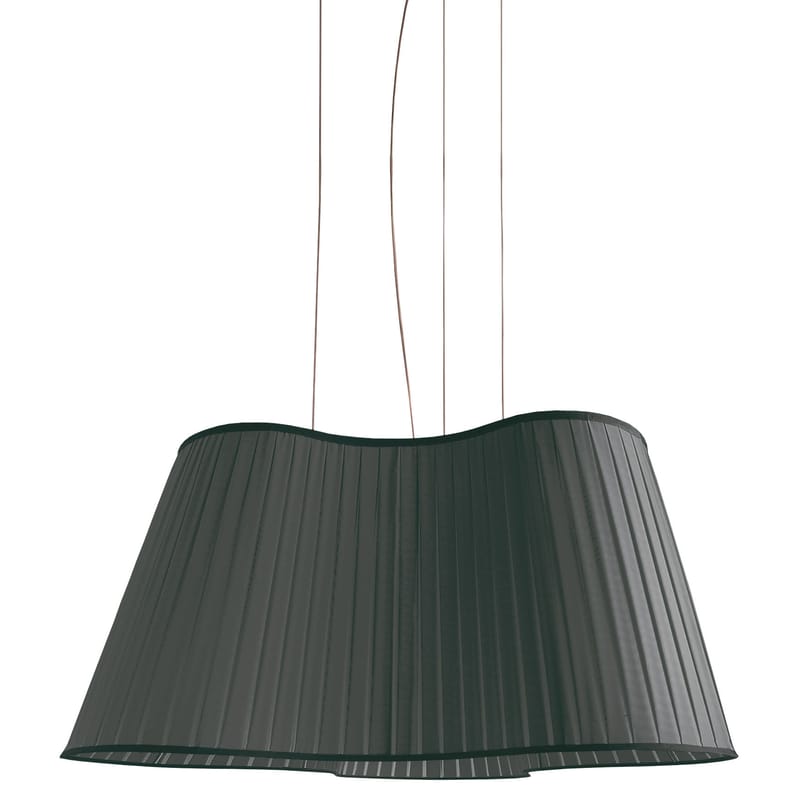 Luminaire - Suspensions - Suspension La Suspension Etoile tissu noir L 90 cm - Dix Heures Dix - Noir - Fil d\'acier, Tissu polyester