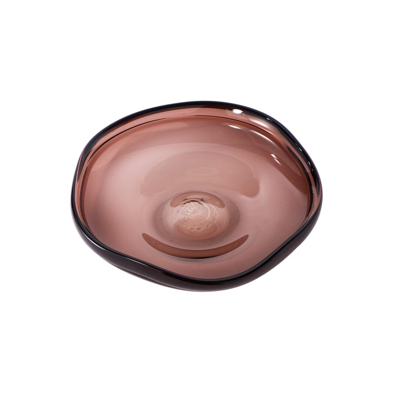 Table et cuisine - Saladiers, coupes et bols - Coupe Eye verre marron / Large - Ø 46 x H 9,5 cm - Pols Potten - Marron - Verre