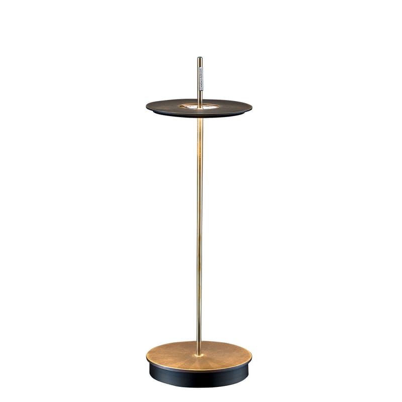 Luminaire - Lampes de table - Lampe sans fil rechargeable Giulietta BE LED or métal / H 37 cm - Catellani & Smith - Laiton patiné - Laiton patiné
