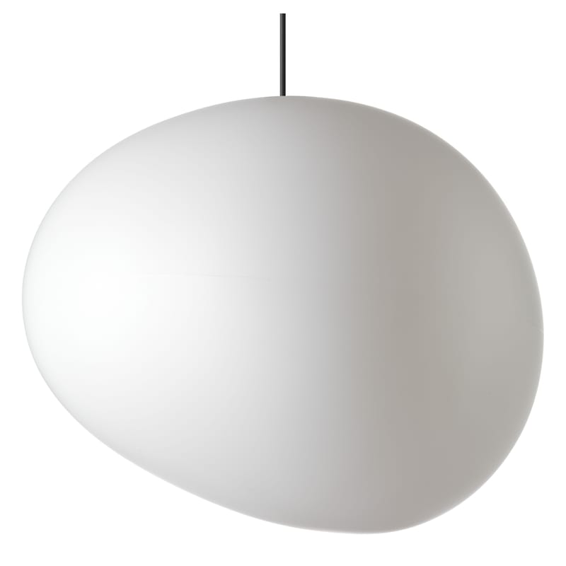 Luminaire - Luminaires d\'extérieur - Suspension d\'extérieur Gregg XL plastique blanc / L 60 cm - Ludovica+Roberto Palomba, 2008 - Foscarini - Blanc - XL / L 60 cm - Polyéthylène