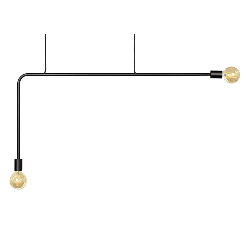 Luminaire - Suspensions - Suspension Essentials n°18-01 métal noir / L 110 x H 55 cm - Serax - Noir - Métal peint