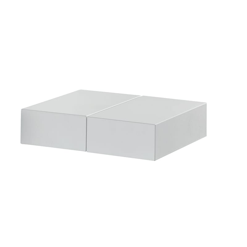 Luminaire - Plafonniers - Applique Quadrat métal blanc / Orientable - Carpyen - Blanc - Fonte d\'aluminium