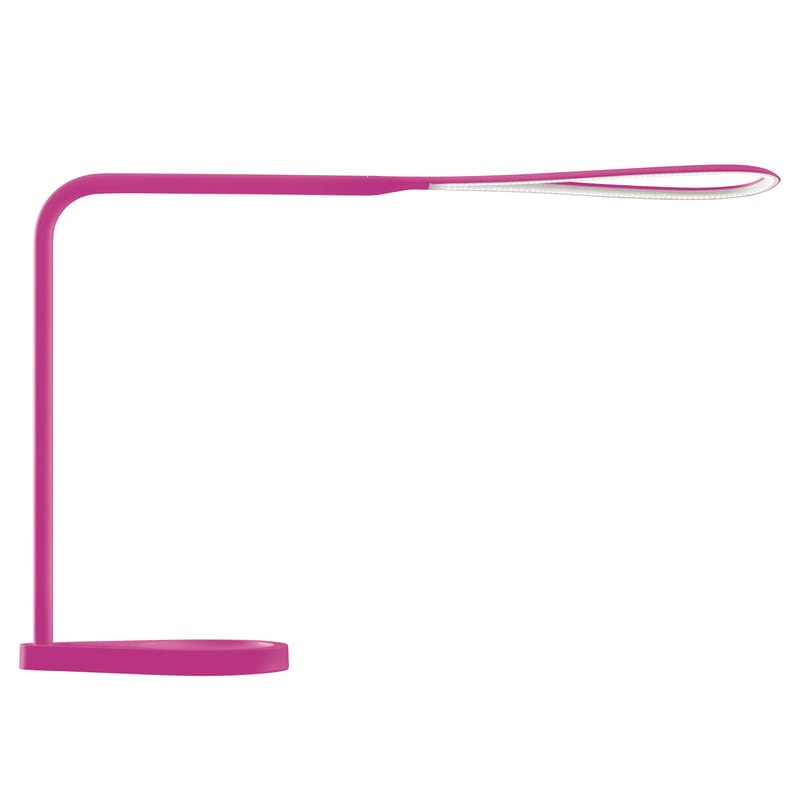 Luminaire - Lampes de table - Lampe de table Kinx LED métal rose / Avec port USB - Fontana Arte - Rose - Aluminium, Zamac