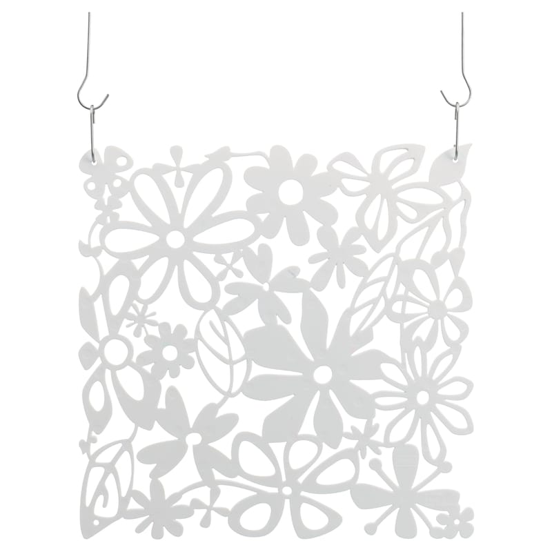 Mobilier - Paravents, séparations - Cloison Alice plastique blanc / Set de 4 - Crochets inclus - Koziol - Blanc opaque - Polycarbonate