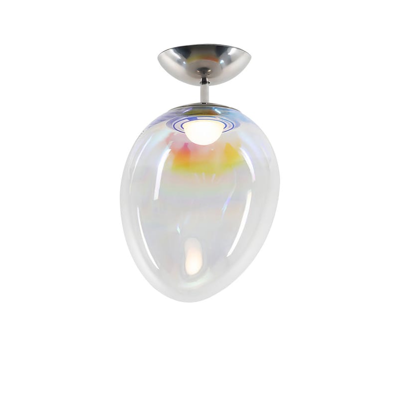 Luminaire - Plafonniers - Plafonnier Stellar Nebula LED verre transparent / Ø 30 x H 47 cm - Irisé - Artemide - Transparent irisé - Verre soufflé