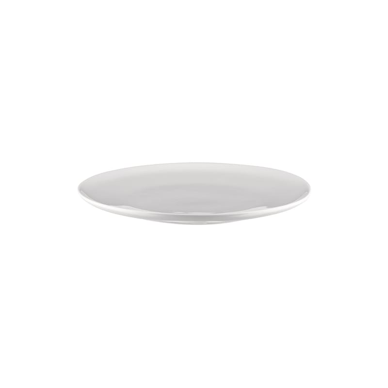 Table et cuisine - Assiettes - Assiette à dessert Itsumo céramique blanc / Ø 21 cm - Set de 4 - Alessi - Blanc - Porcelaine