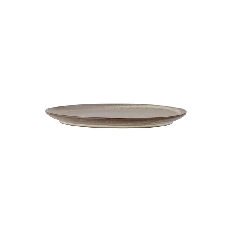 Table et cuisine - Assiettes - Assiette Nohr céramique marron / Ø 28 cm - Grès - Bloomingville - Assiette - Grès émaillé
