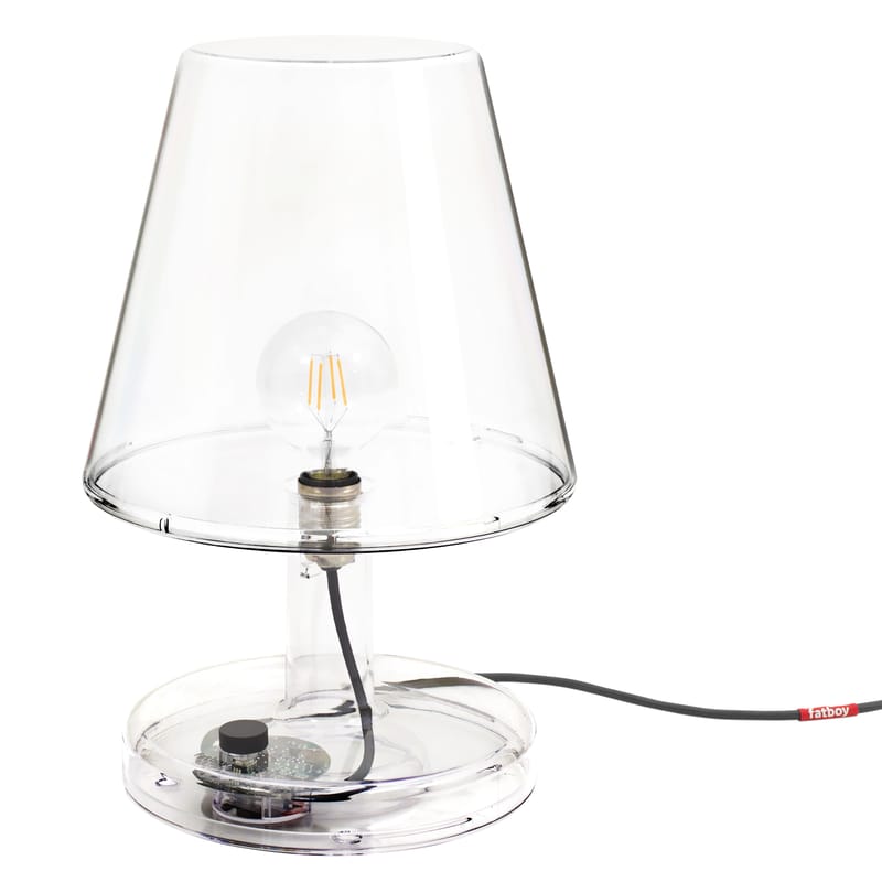 Lighting - Table Lamps - Trans-parents Table lamp plastic material transparent Ø 33 x H 50 cm - Fatboy - Transparent - Polycarbonate