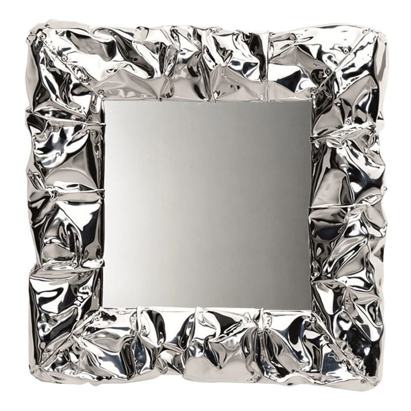 Dekoration - Spiegel - Wandspiegel Tabu.U metall / 50 x 50 cm - Opinion Ciatti - Chrom-glänzend - Aluminium