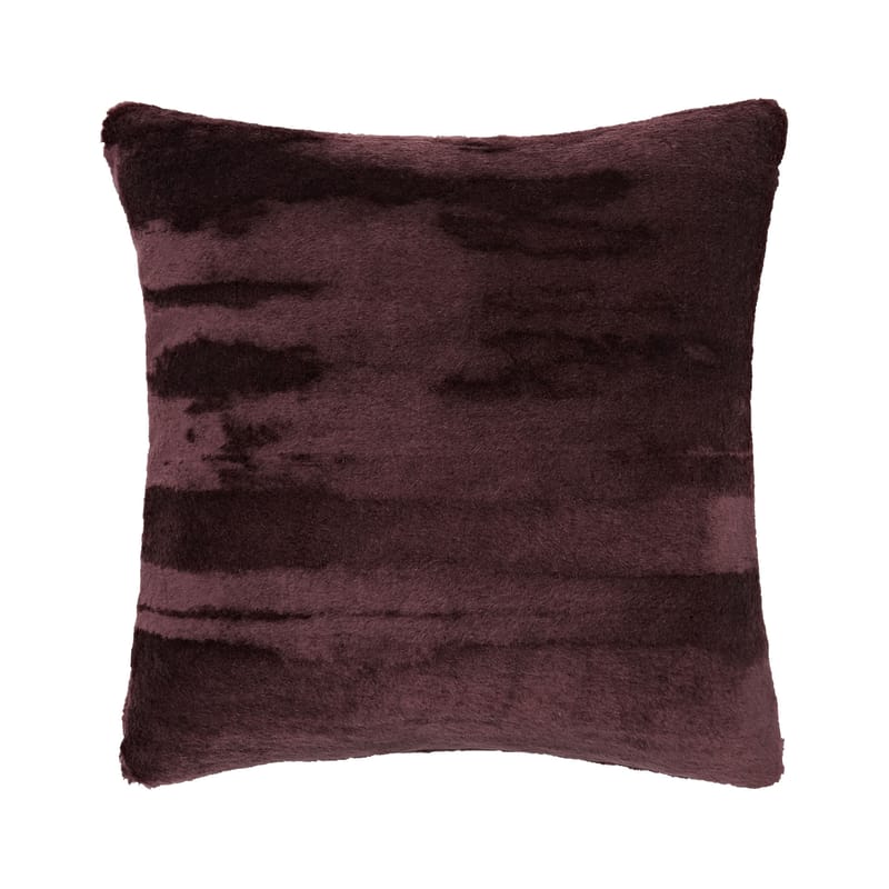 Décoration - Coussins - Coussin Soft tissu rouge / Velours - 45 x 45 cm - Tom Dixon - Bordeaux - Coton, Plumes de canard, Velours mohair
