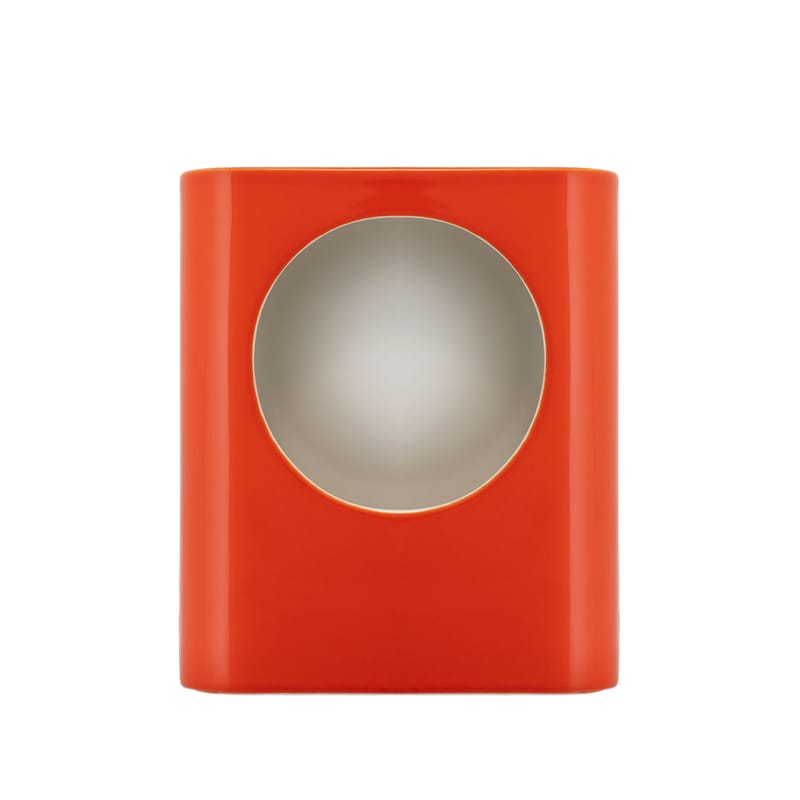 Luminaire - Lampes de table - Lampe de table Signal Large céramique orange / Fait main / H 35 cm - raawii - Orange Tangerine - Céramique
