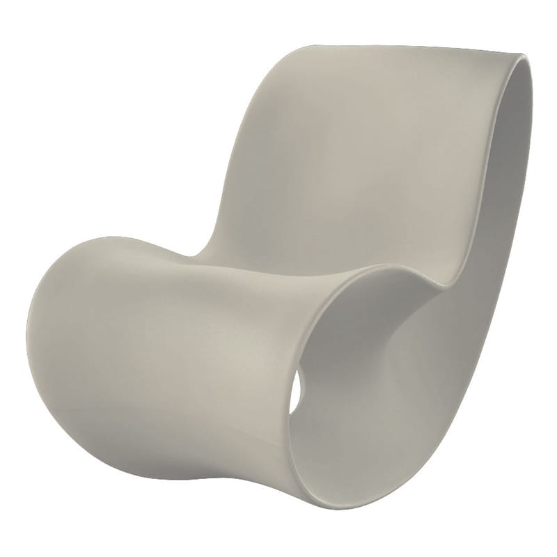Mobilier - Mobilier Ados - Rocking chair Voido plastique gris - Magis - Gris - Polyéthylène